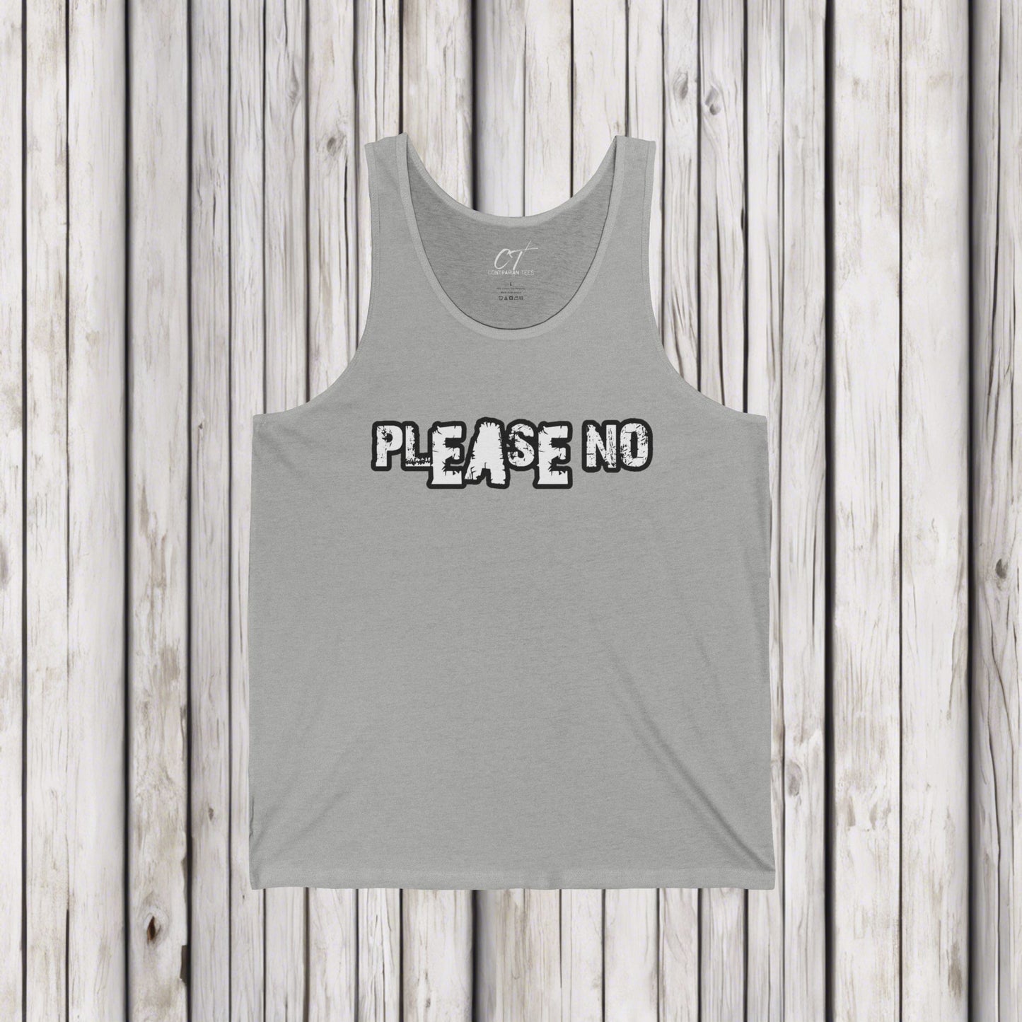 Please No, Mens Tank Top, Sarcastic Shirt, Smartass Shirt, Adult Humor Shirt, Funny shirt, Funny Gift, Humorous Shirt, Nope
