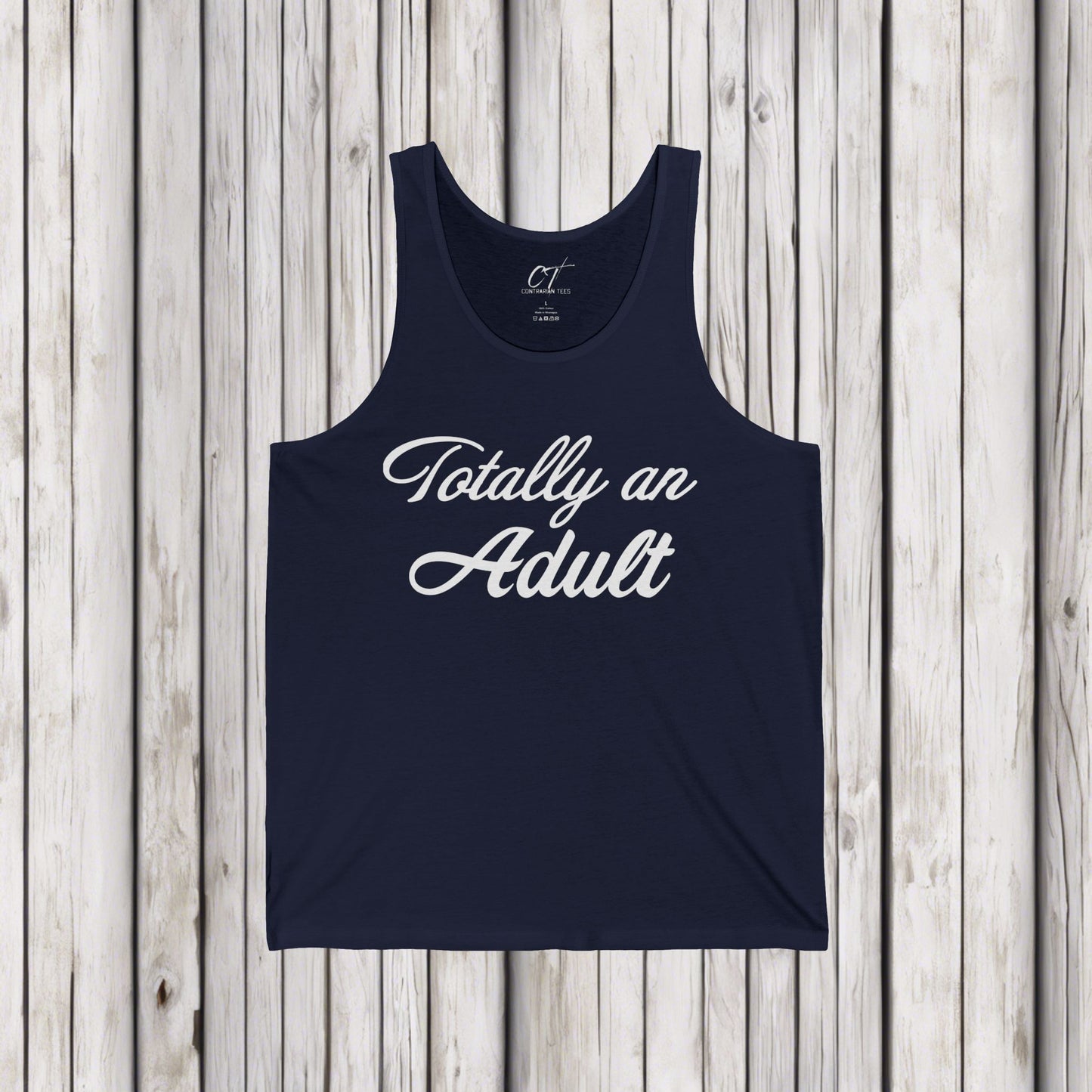 Totally an Adult, Mischievous Shirt, Sarcastic Shirt, Smartass Shirt, Adult Humor Shirt, Funny shirt, Funny Gift, Humorous Shirt