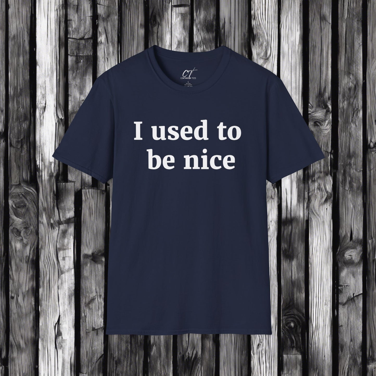 I used to be nice black, Sarcastic Shirt, Smartass Shirt, Adult Humor Shirt, Funny shirt, Funny Gift, Humorous Shirt