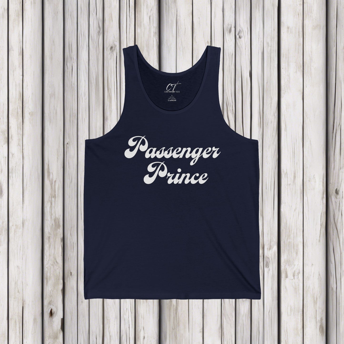 Passenger Prince, Mens Tank, Mischievous apparel, Soft Tee, Unisex Top, Graphic Shirt, Casual Wear