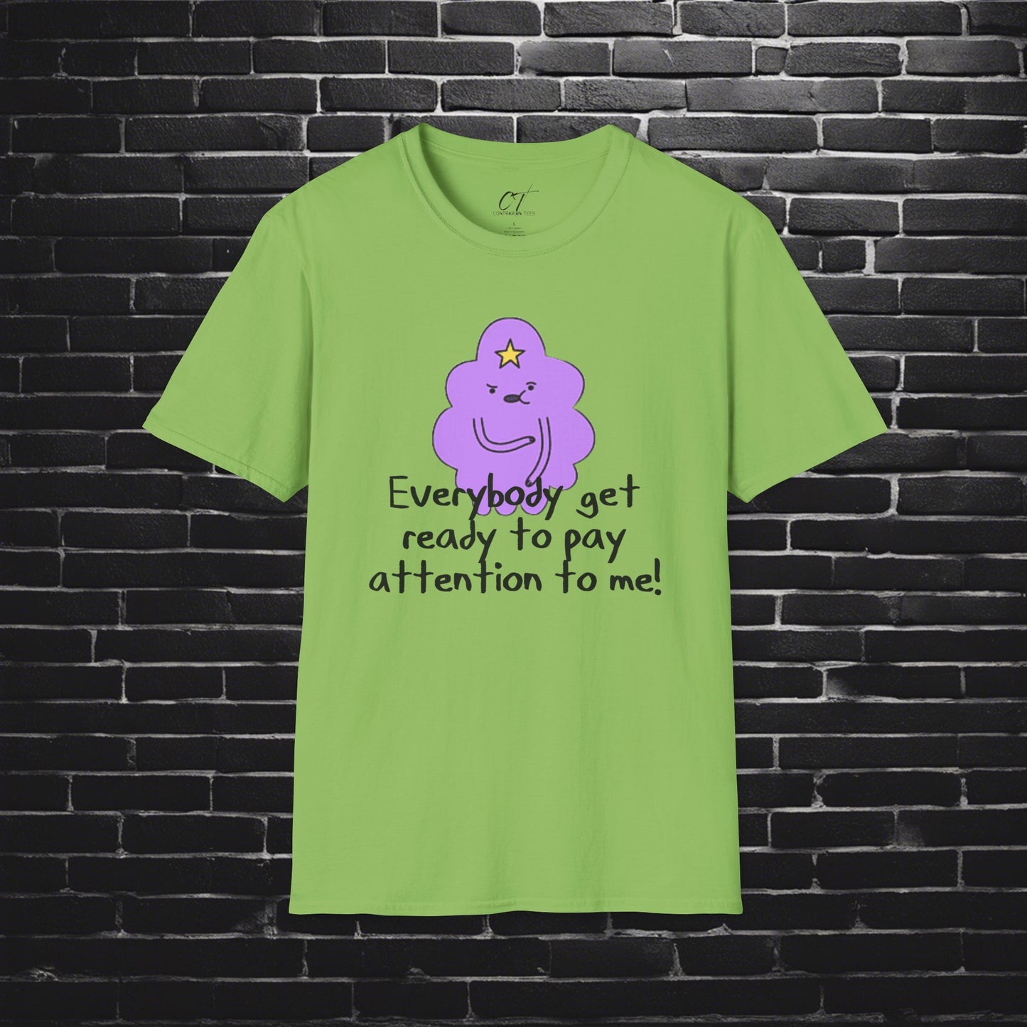 Adventure Time, LSP, Pay attention to me, Lumpy Space Princess, Movie T-shirt, Movie quotes, nerd shirt, funny shirt, cute shirt