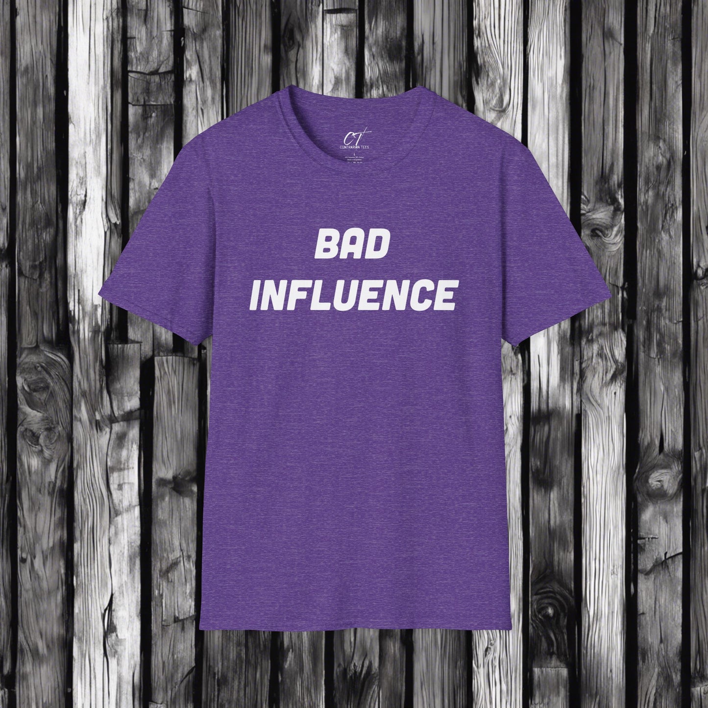 Bad Influence, Mischievous, Sarcastic Shirt, Smartass Shirt, Adult Humor Shirt, Funny shirt, Funny Gift, Humorous Shirt