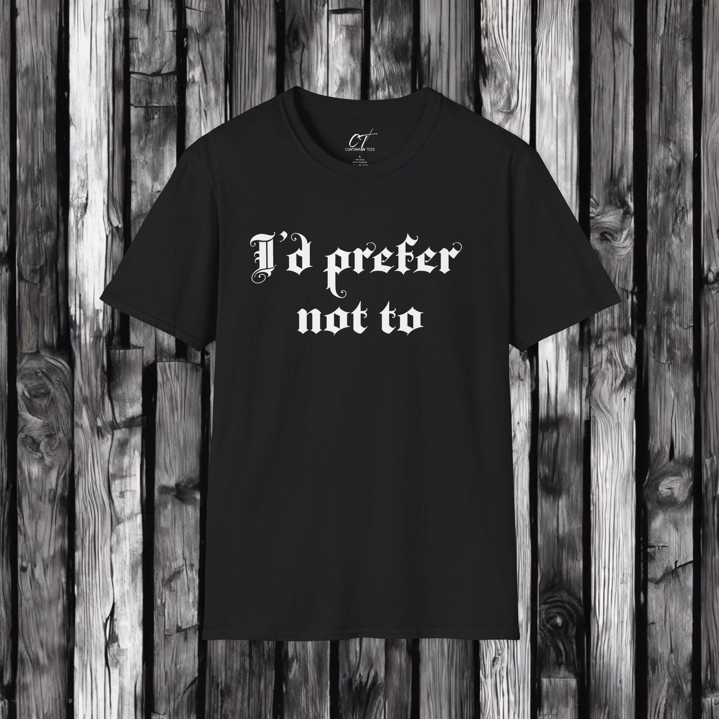 I'd prefer not to, Sarcastic Shirt, Smartass Shirt, Adult Humor Shirt, Funny shirt, Funny Gift, Humorous Shirt, Nope