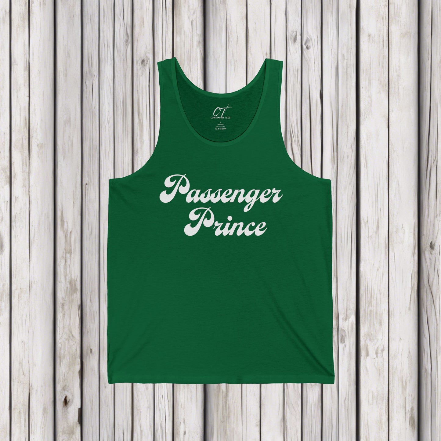 Passenger Prince, Mens Tank, Mischievous apparel, Soft Tee, Unisex Top, Graphic Shirt, Casual Wear