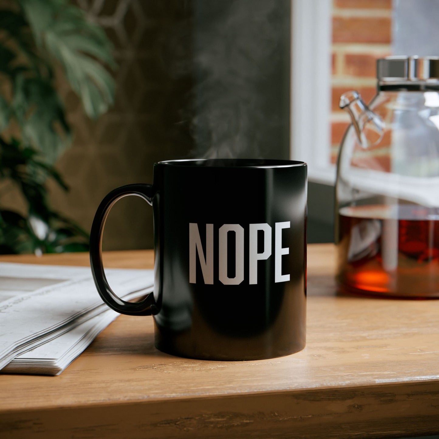 Nope, Sarcastic Mug, Funny Coffee Mug, Mugs With Sayings, Large Coffee Mug, Gift for Wife, Gift for mom, Gife for Dad, Gift for Husband