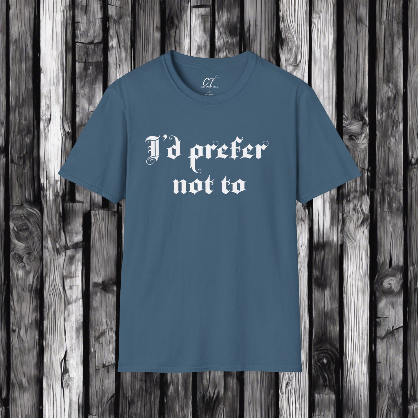 I'd prefer not to, Sarcastic Shirt, Smartass Shirt, Adult Humor Shirt, Funny shirt, Funny Gift, Humorous Shirt, Nope