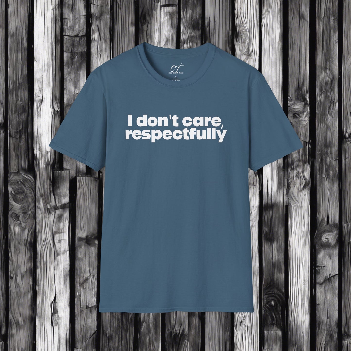 I don't care respectfully, Mischievous, Sarcastic Shirt, Smartass Shirt, Adult Humor Shirt, Funny shirt, Funny Gift, Humorous Shirt