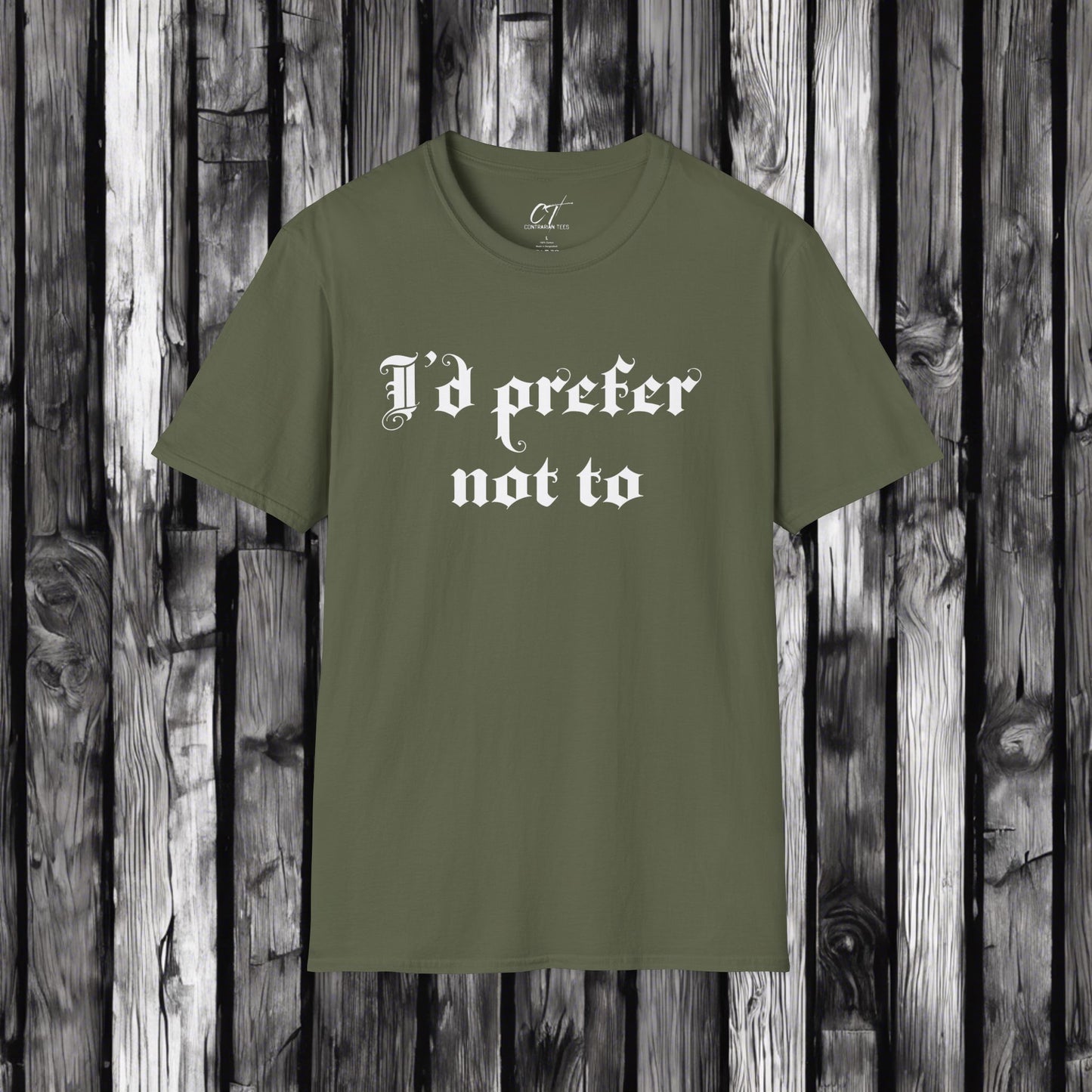 I'd prefer not to, Sarcastic Shirt, Smartass Shirt, Adult Humor Shirt, Funny shirt, Funny Gift, Humorous Shirt, Nope
