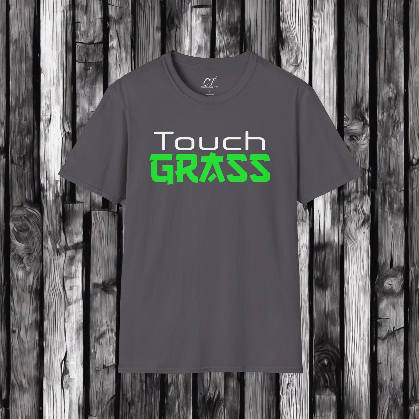 Touch Grass, Sarcastic Shirt, Smartass Shirt, Adult Humor Shirt, Funny shirt, Funny Gift, Humorous Shirt, Mens T-Shirt, Womens T-shirt