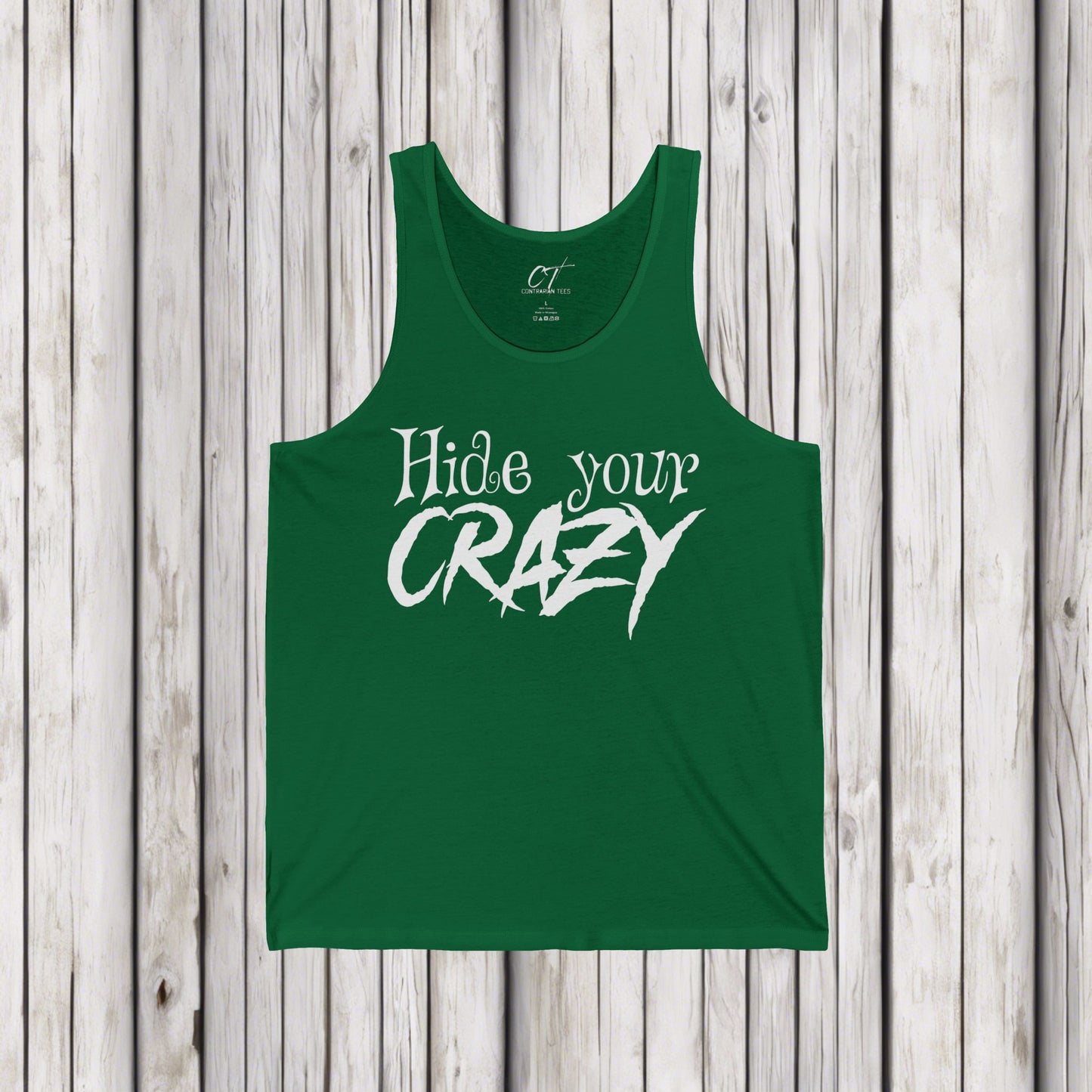 Hide your Crazy Tank, Mischievous Apparel, Sarcastic Shirt, Smartass Shirt, Adult Humor Shirt, Funny shirt, Funny Gift, Humorous Shirt