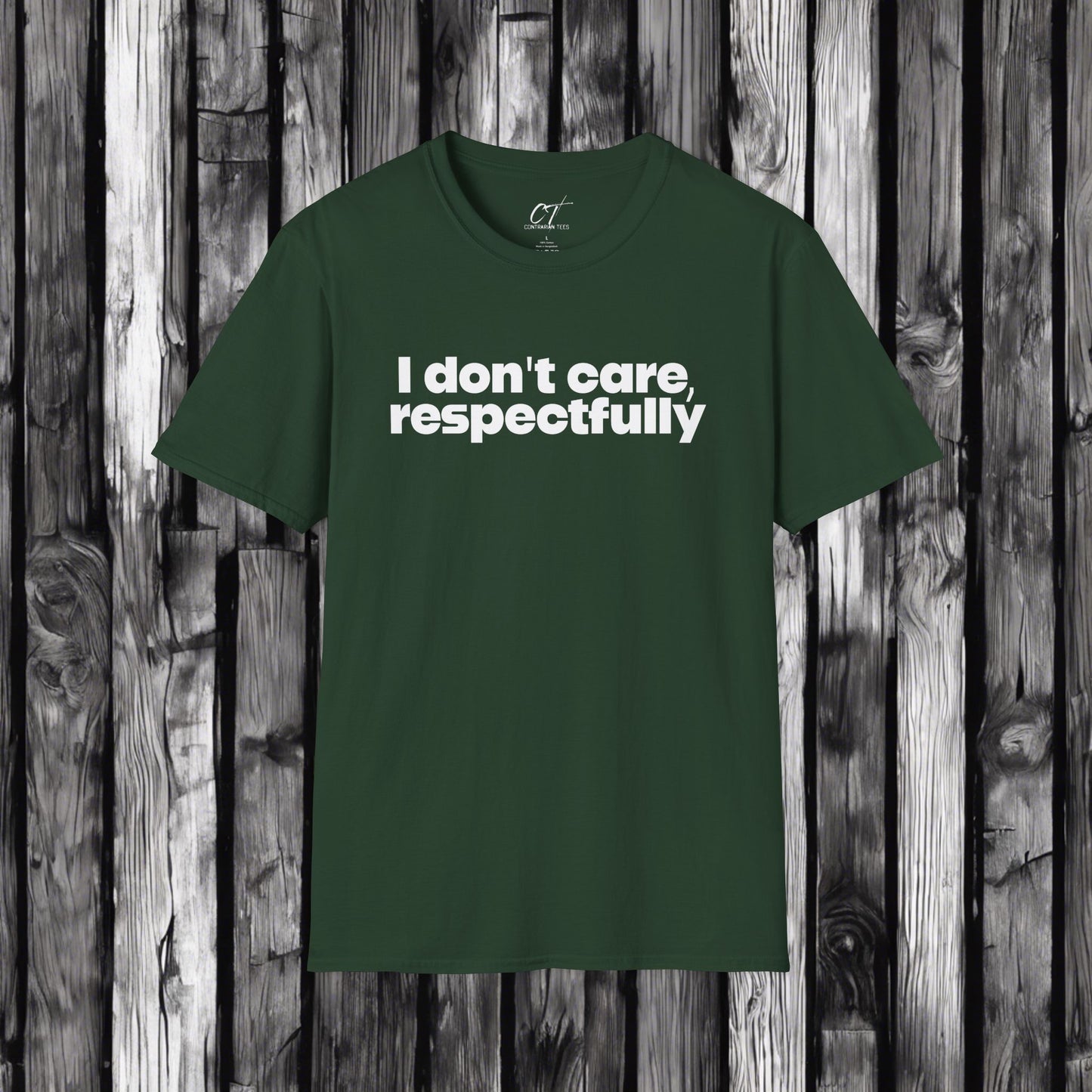 I don't care respectfully, Mischievous, Sarcastic Shirt, Smartass Shirt, Adult Humor Shirt, Funny shirt, Funny Gift, Humorous Shirt