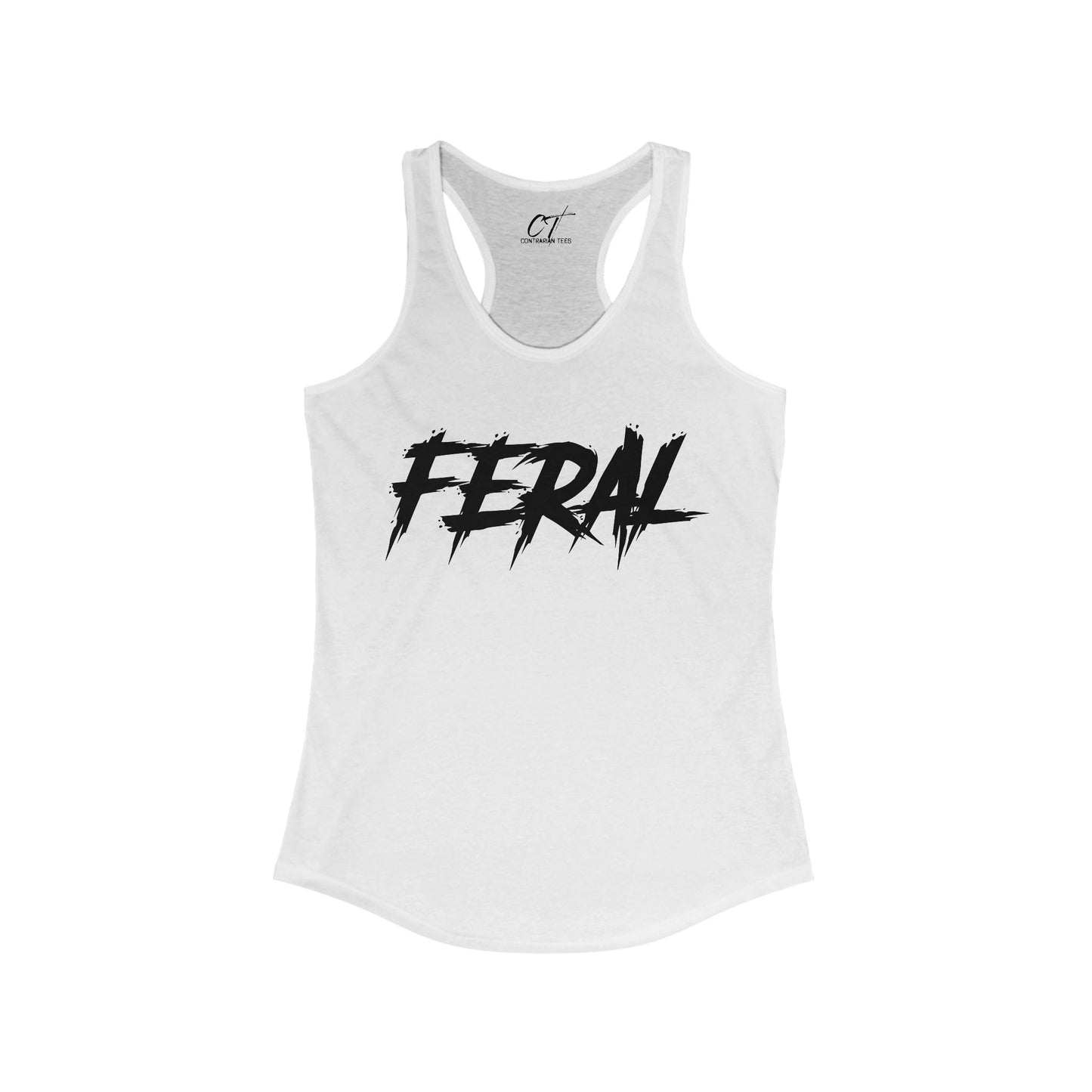 Feral, Tank, Mischievous Apparel, Wild Shirt, Spooky Shirts, Inspirational Shirts, Sarcastic Shirt, Funny shirt, Funny Gift, Humorous Shirt
