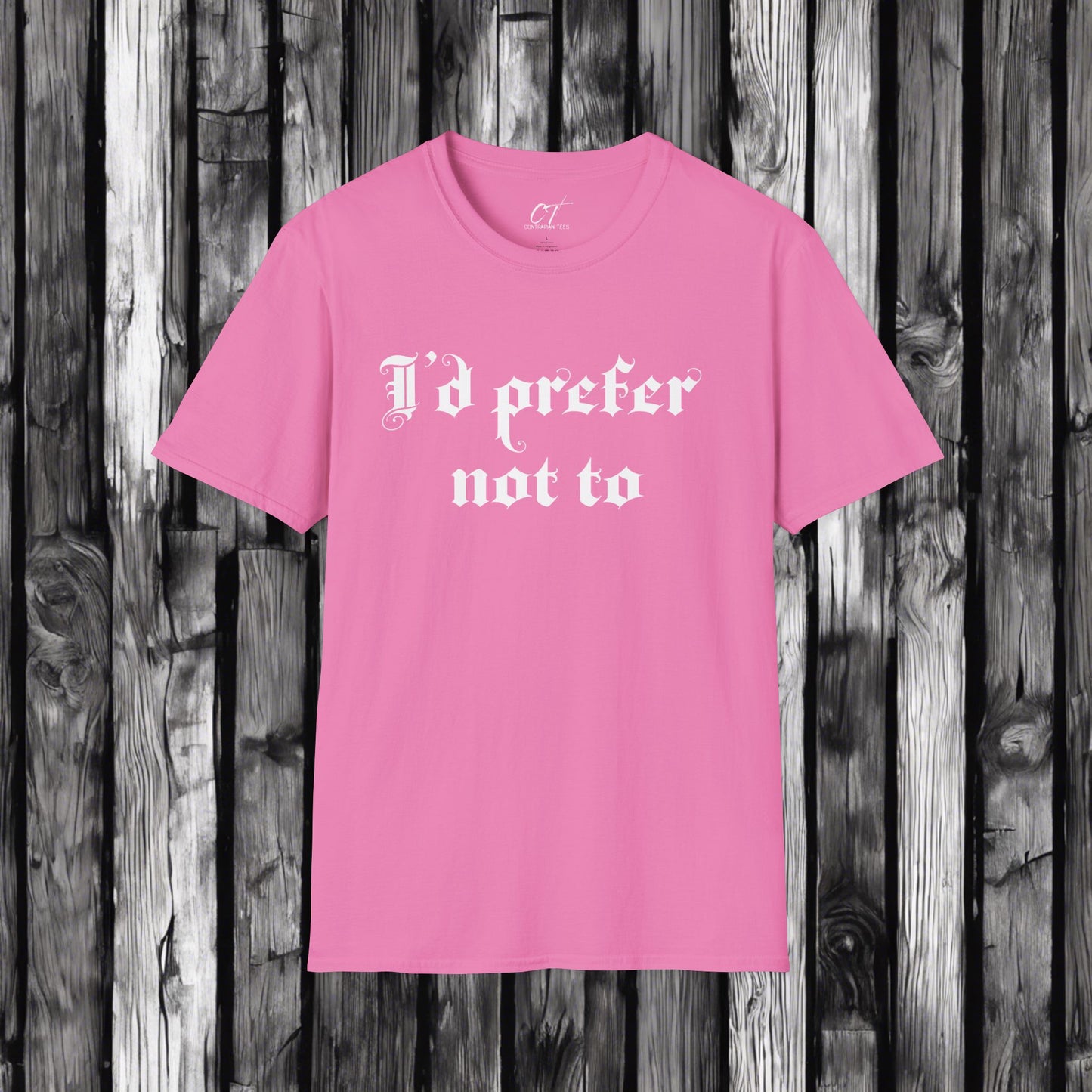 I'd prefer not to, Sarcastic Shirt, Smartass Shirt, Adult Humor Shirt, Funny shirt, Funny Gift, Humorous Shirt, Nope