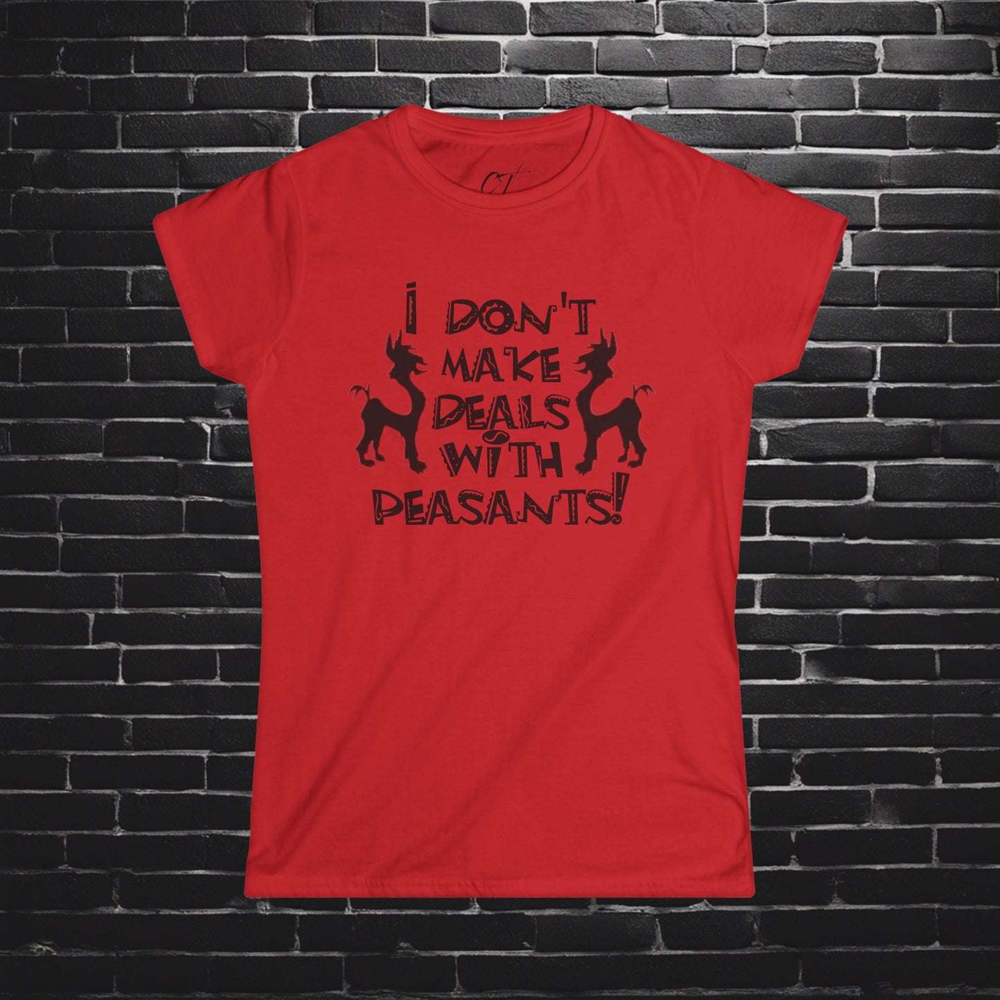 The Emperors New Groove, I don't make deals with peasants!, Movie Quotes, Kuzco Quotes, Mischievous Apparel, Smartass Shirt, Funny shirt, Humorous Shirt