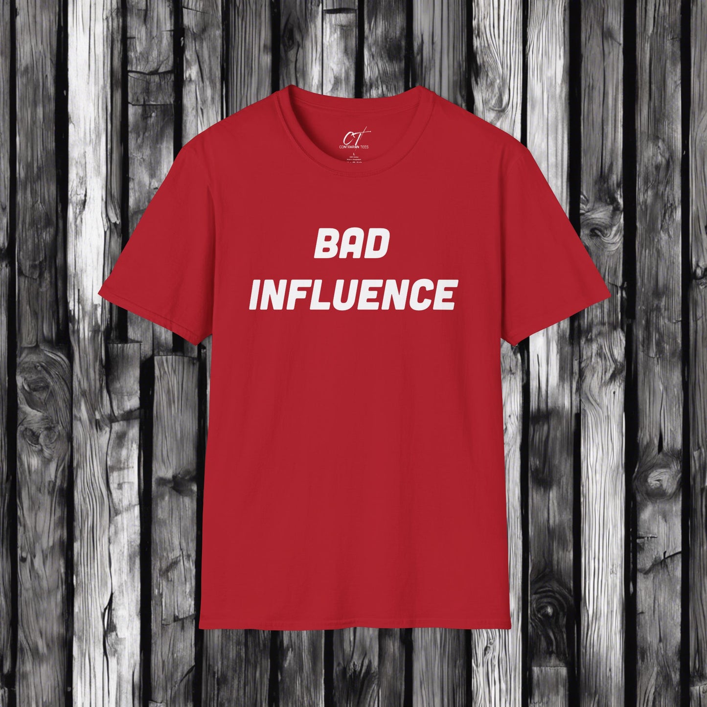 Bad Influence, Mischievous, Sarcastic Shirt, Smartass Shirt, Adult Humor Shirt, Funny shirt, Funny Gift, Humorous Shirt