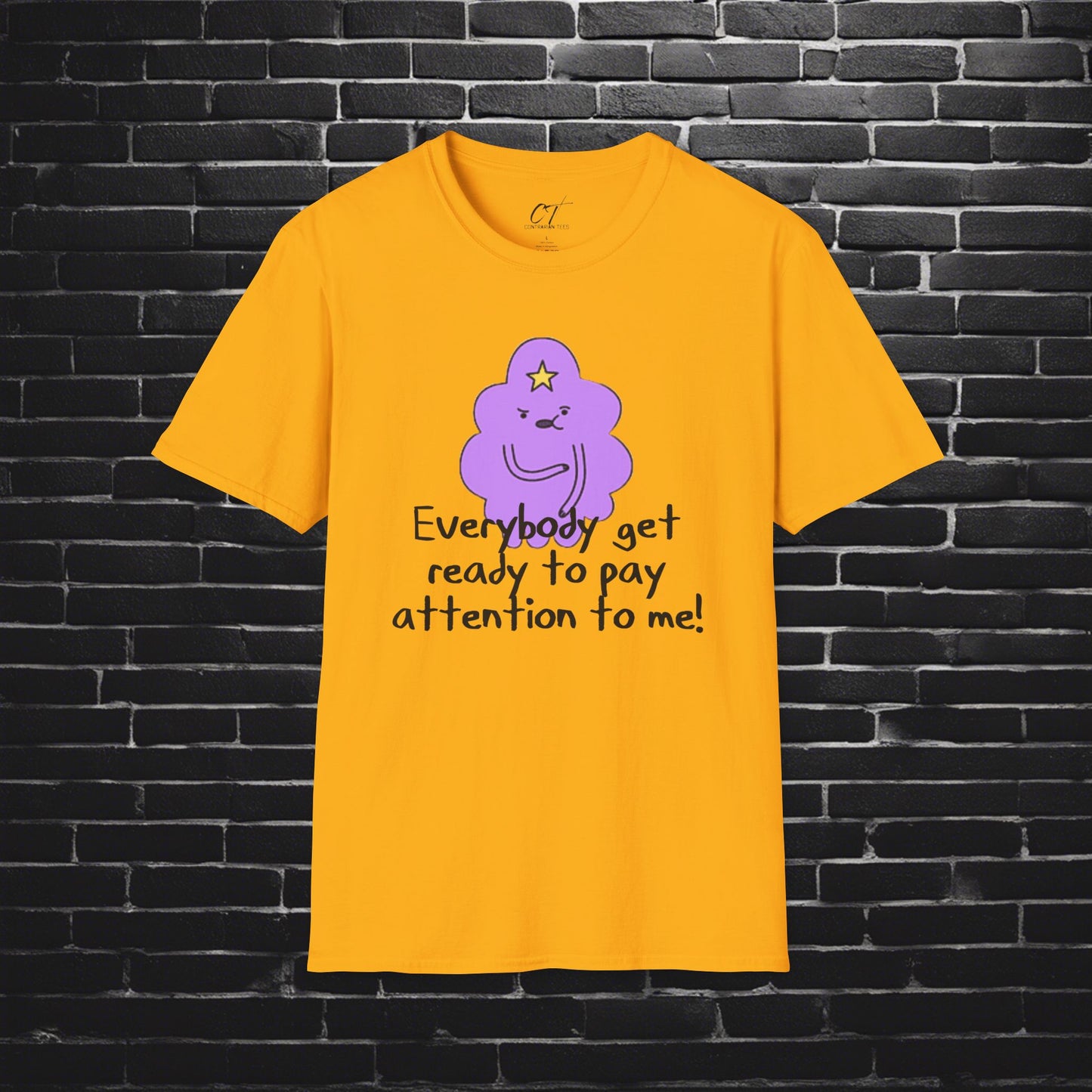 Adventure Time, LSP, Pay attention to me, Lumpy Space Princess, Movie T-shirt, Movie quotes, nerd shirt, funny shirt, cute shirt