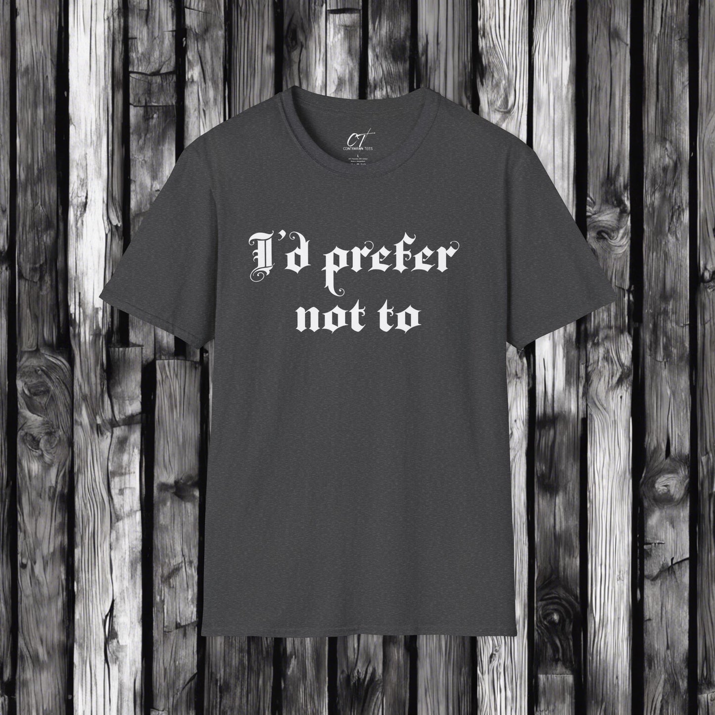 I'd prefer not to, Sarcastic Shirt, Smartass Shirt, Adult Humor Shirt, Funny shirt, Funny Gift, Humorous Shirt, Nope