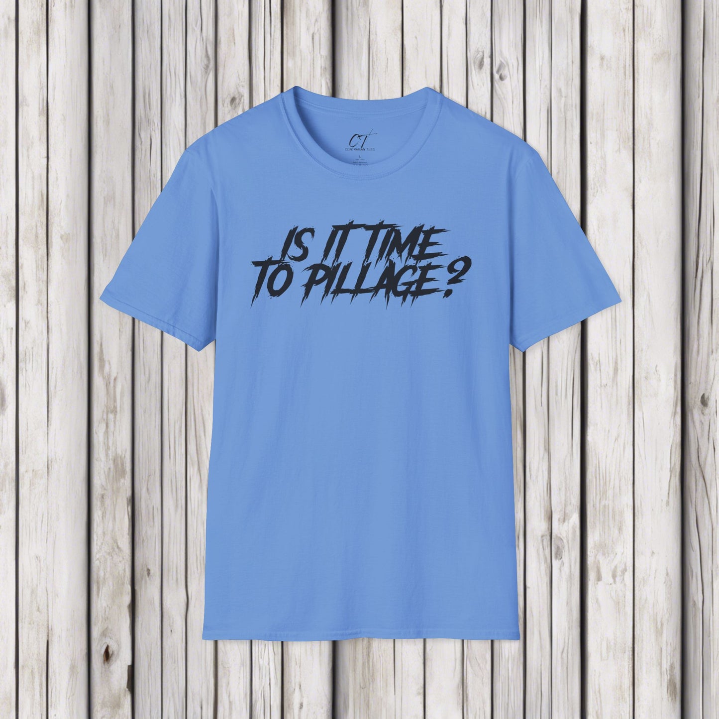 Is it time to pillage?, Mischievous Apparel, Sarcastic Shirt, Smartass Shirt, Funny shirt, Funny Gift, Humorous Shirt, dark humor