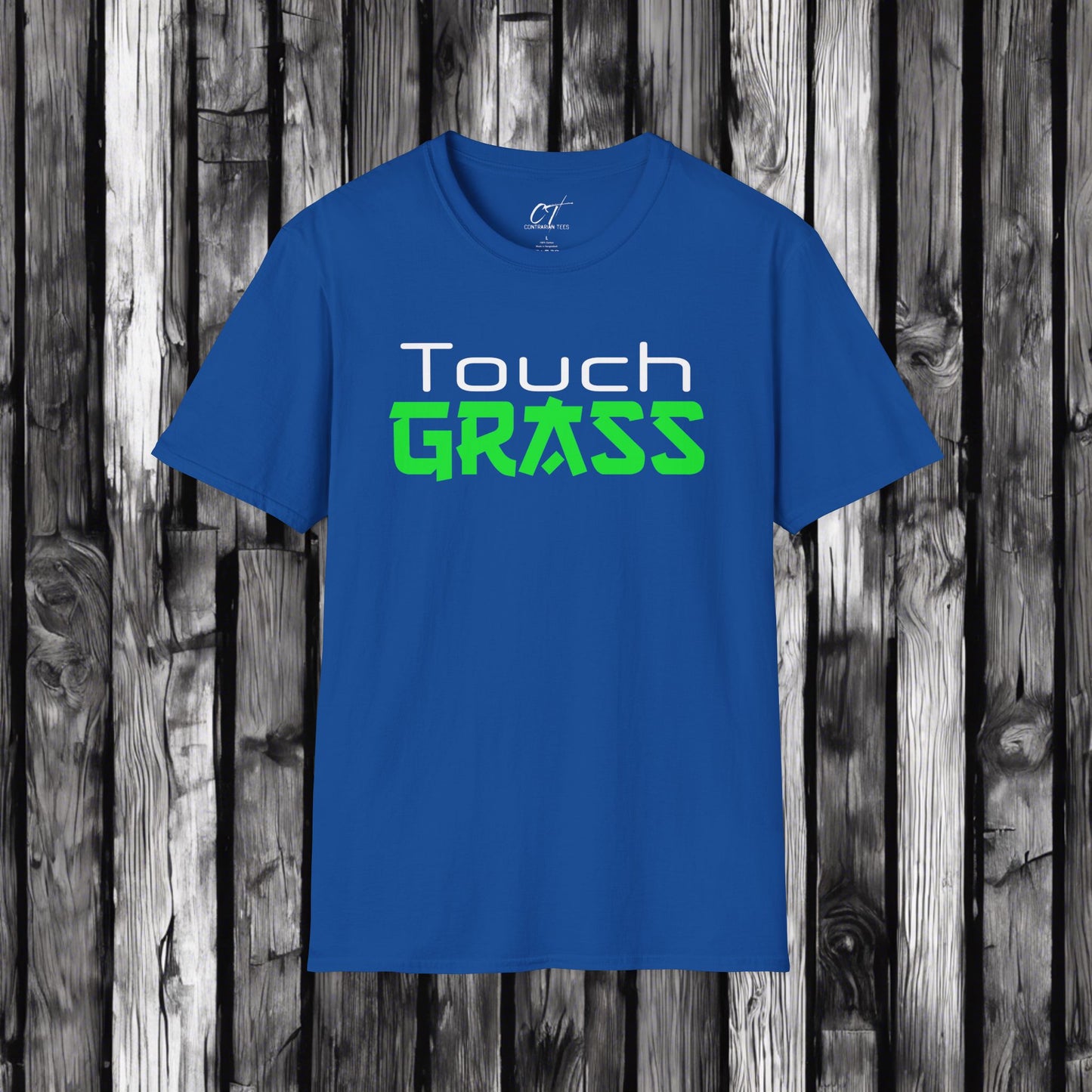 Touch Grass, Sarcastic Shirt, Smartass Shirt, Adult Humor Shirt, Funny shirt, Funny Gift, Humorous Shirt, Mens T-Shirt, Womens T-shirt