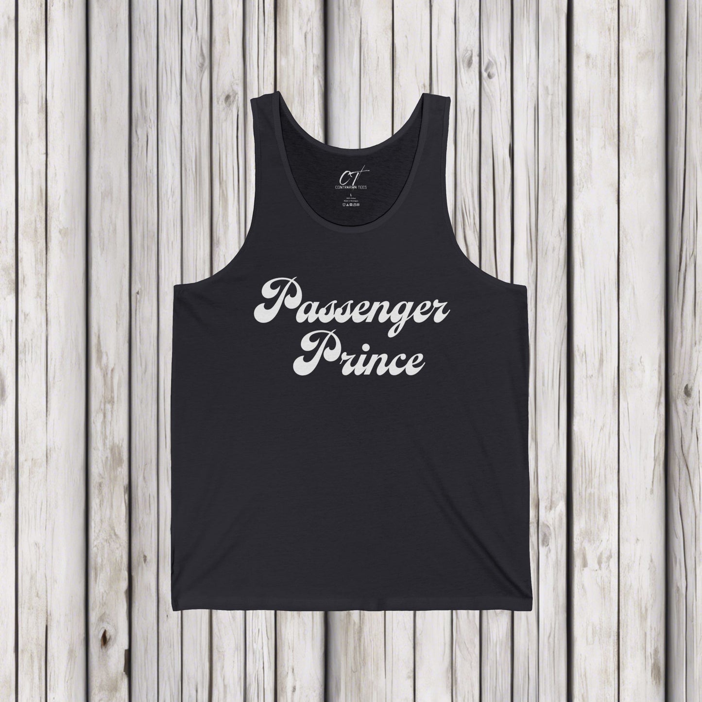 Passenger Prince, Mens Tank, Mischievous apparel, Soft Tee, Unisex Top, Graphic Shirt, Casual Wear