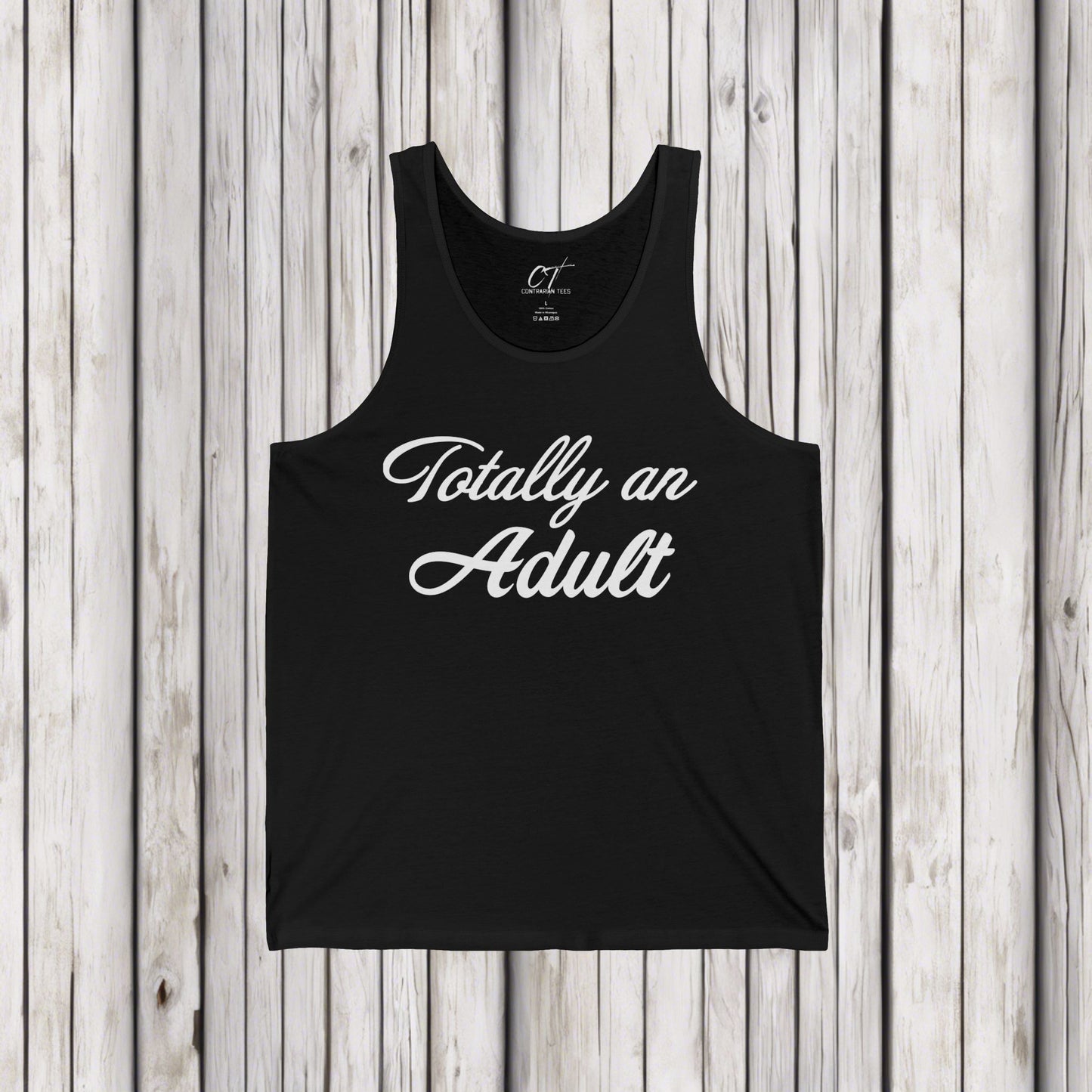 Totally an Adult, Mischievous Shirt, Sarcastic Shirt, Smartass Shirt, Adult Humor Shirt, Funny shirt, Funny Gift, Humorous Shirt