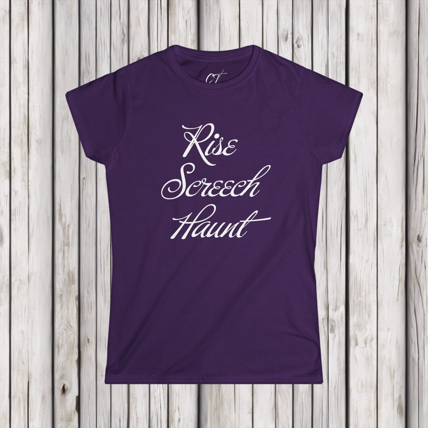 Rise Screech Haunt, Live Laugh Love, Women's Tee, Spooky Season, Halloween Shirt, Spooky Shirt, Fall Shirt, Sarcastic Shirt