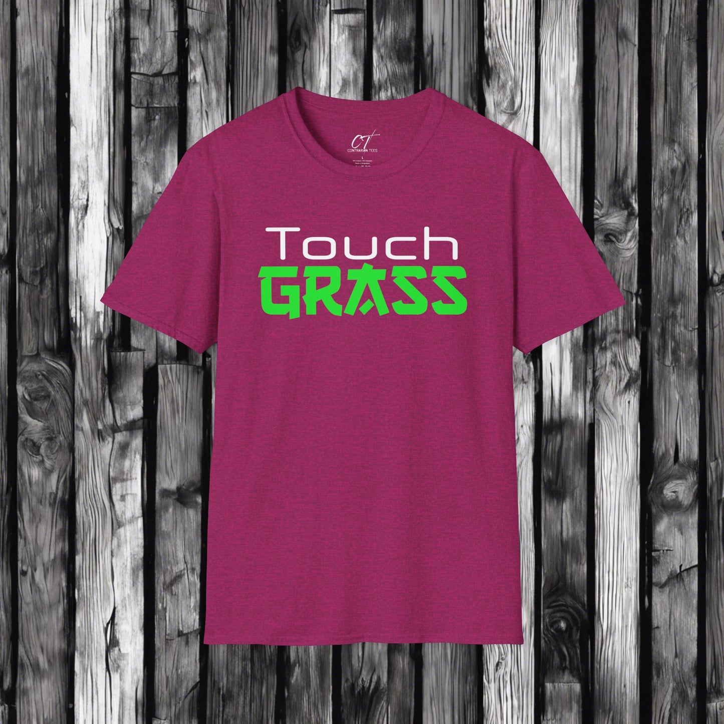 Touch Grass, Sarcastic Shirt, Smartass Shirt, Adult Humor Shirt, Funny shirt, Funny Gift, Humorous Shirt, Mens T-Shirt, Womens T-shirt