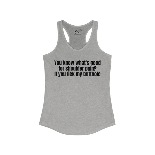 Step Brothers, You know what's good for shoulder pain?,  Movie Quotes, Will Ferrell, Laughs for Gatherings, Perfect for Casual Wear, Gift for Her, Adult Humor, Comedic Gift