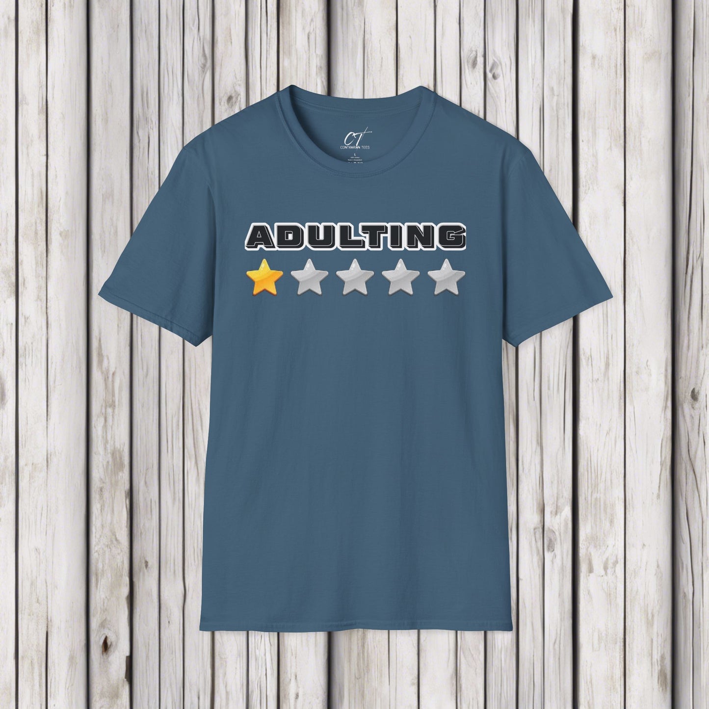 Adulting One Star Rating, Mischievous, Sarcastic Shirt, Smartass Shirt, Adult Humor Shirt, Funny shirt, Funny Gift, Humorous Shirt