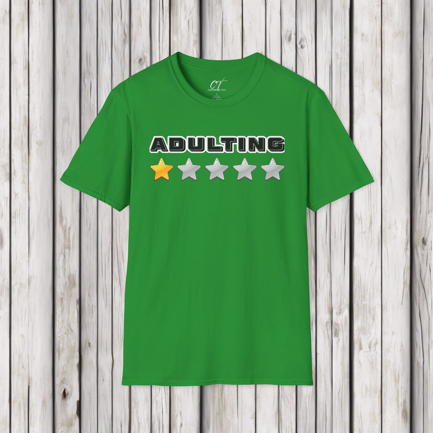 Adulting One Star Rating, Mischievous, Sarcastic Shirt, Smartass Shirt, Adult Humor Shirt, Funny shirt, Funny Gift, Humorous Shirt