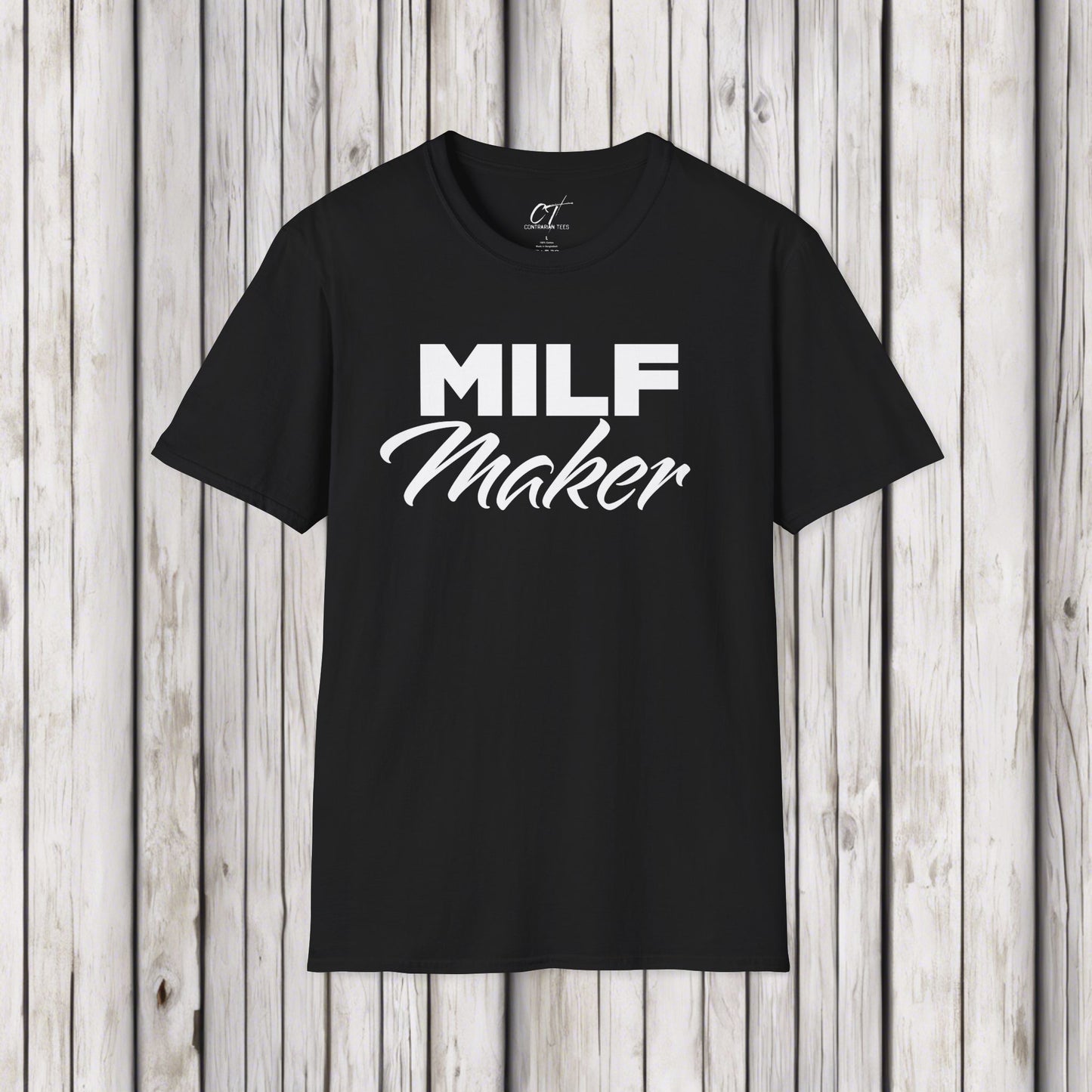 MILF Maker, Men's Tee, Mischievous Apparel, Sarcastic Shirt, Smartass Shirt, Adult Humor Shirt, Funny shirt, Funny Gift, Humorous Shirt