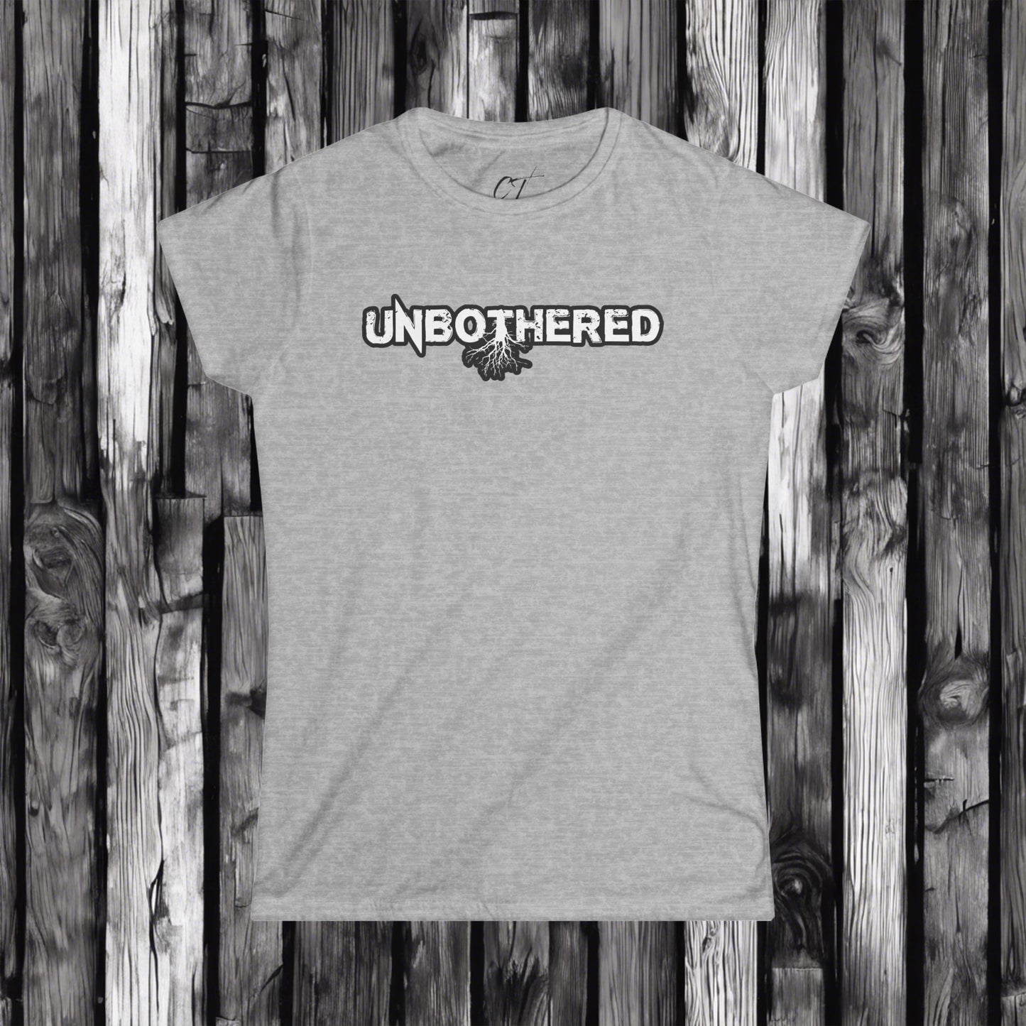 Women's Softstyle Tee, Unbothered Tshirt, Chill Shirt, Relaxed Tee, Minimalist Clothing, Graphic Top, Casual Apparel