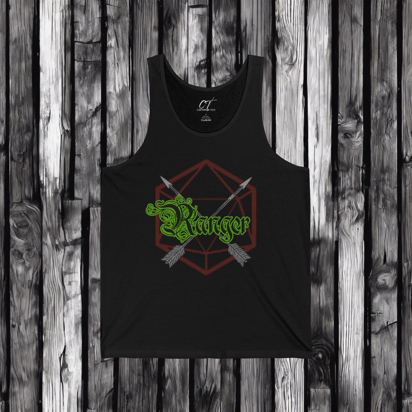 D&D Class Tank, Ranger, Gifts for Gamer, Dungeons and Dragons Shirt, Geeky Shirt, Gifts for Geeks, DnD Shirt, RPG Gamer Shirt