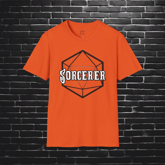 D&D Class Shirt, Sorcerer, Gifts for Gamer, Dungeons and Dragons Shirt, Geeky Shirt, Gifts for Geeks, DnD Shirt, RPG Gamer Shirt