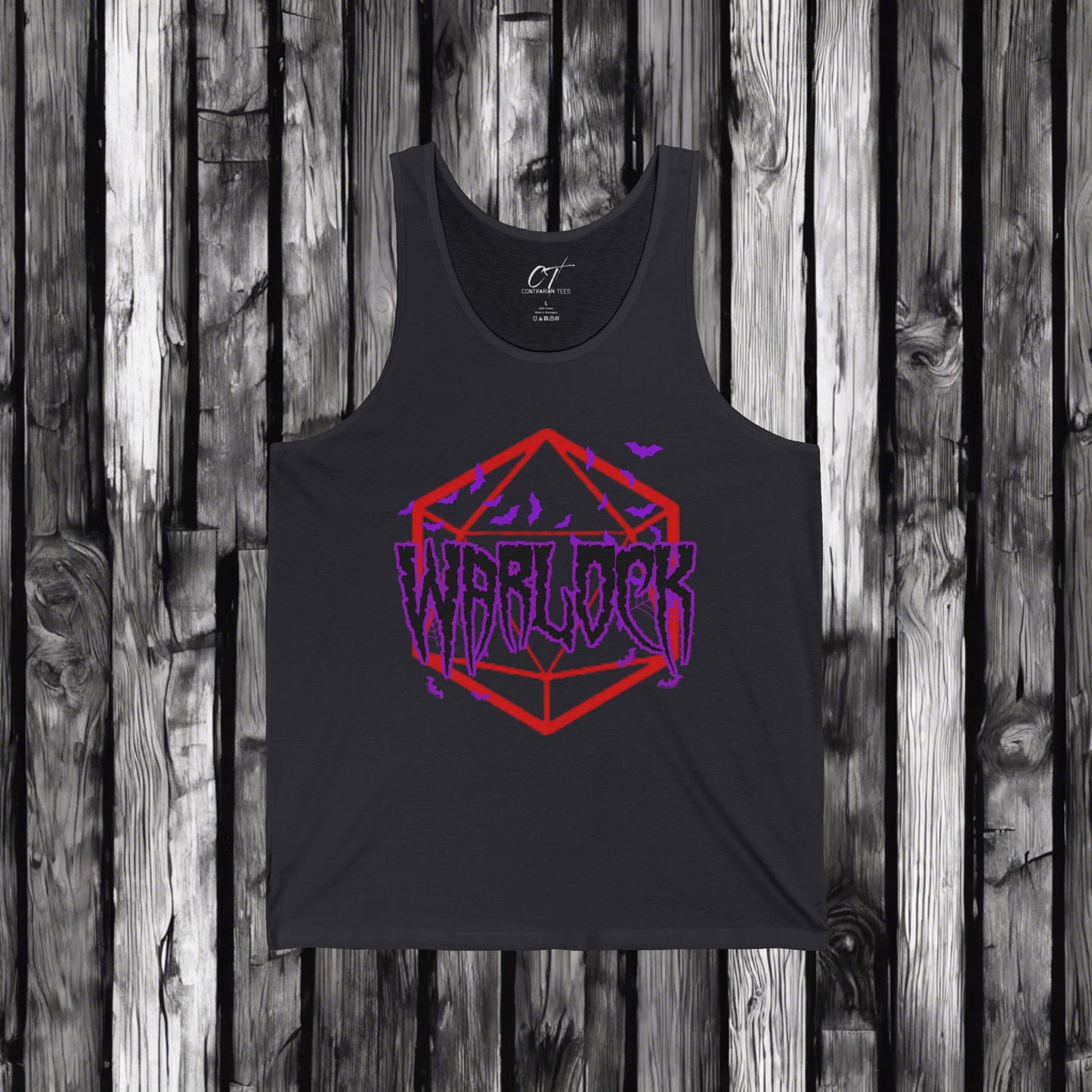 D&D Class Tank, Warlock, Gifts for Gamer, Dungeons and Dragons Shirt, Geeky Shirt, Gifts for Geeks, DnD Shirt, RPG Gamer Shirt