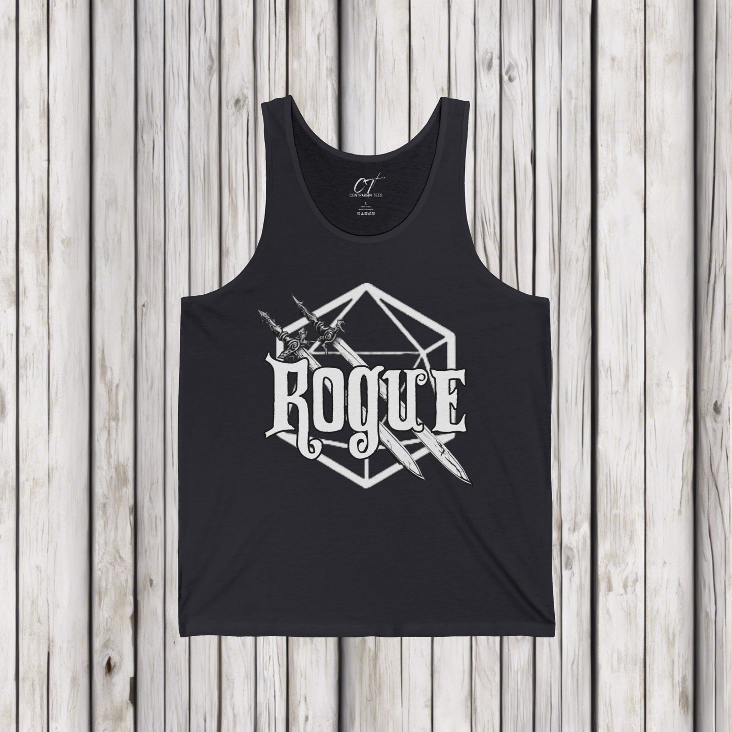 D&D Class Tank, Rogue, Gifts for Gamer, Dungeons and Dragons Shirt, Geeky Shirt, Gifts for Geeks, DnD Shirt, RPG Gamer Shirt
