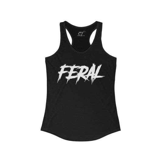 Feral, Tank, Mischievous Apparel, Wild Shirt, Spooky Shirts, Inspirational Shirts, Sarcastic Shirt, Funny shirt, Funny Gift, Humorous Shirt