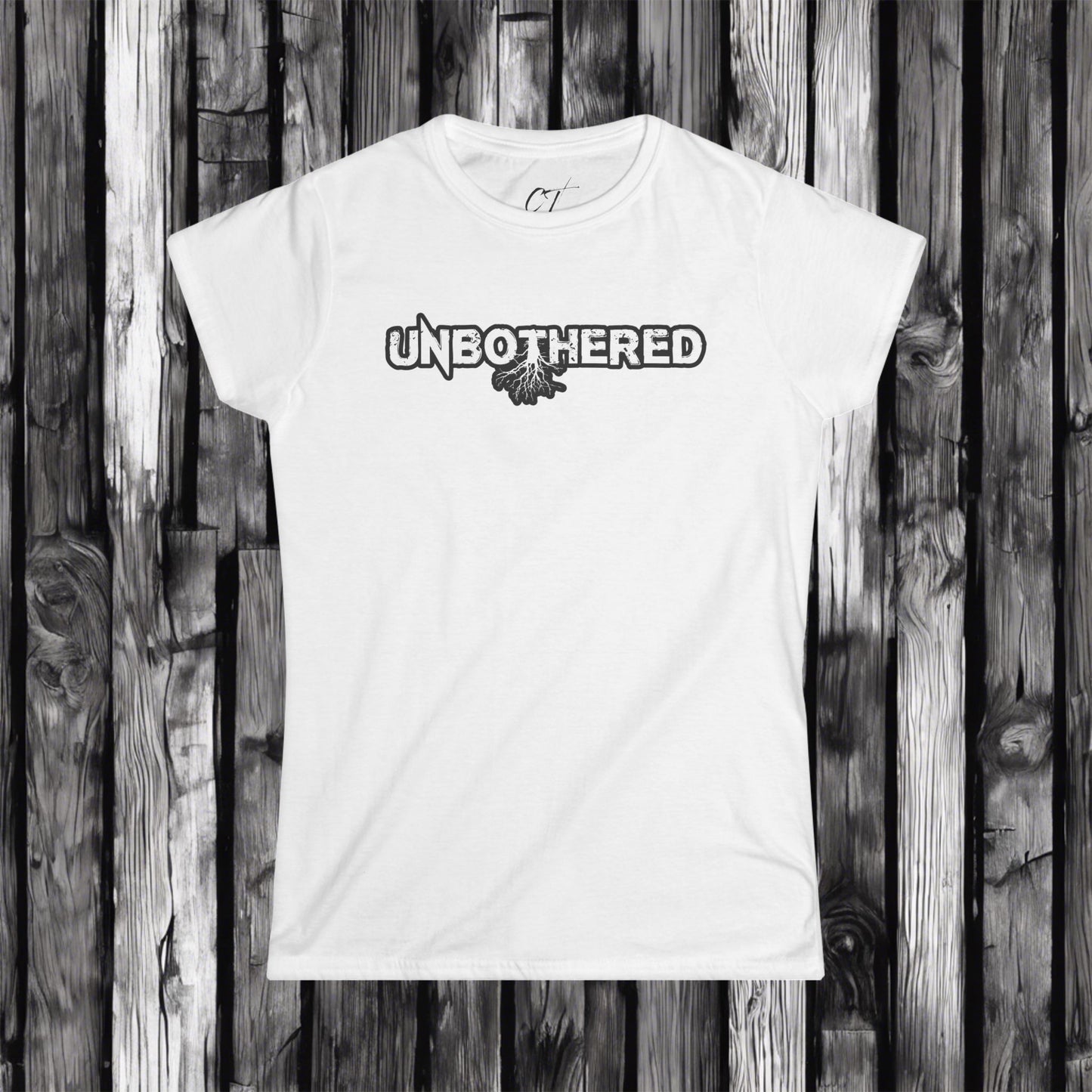 Women's Softstyle Tee, Unbothered Tshirt, Chill Shirt, Relaxed Tee, Minimalist Clothing, Graphic Top, Casual Apparel