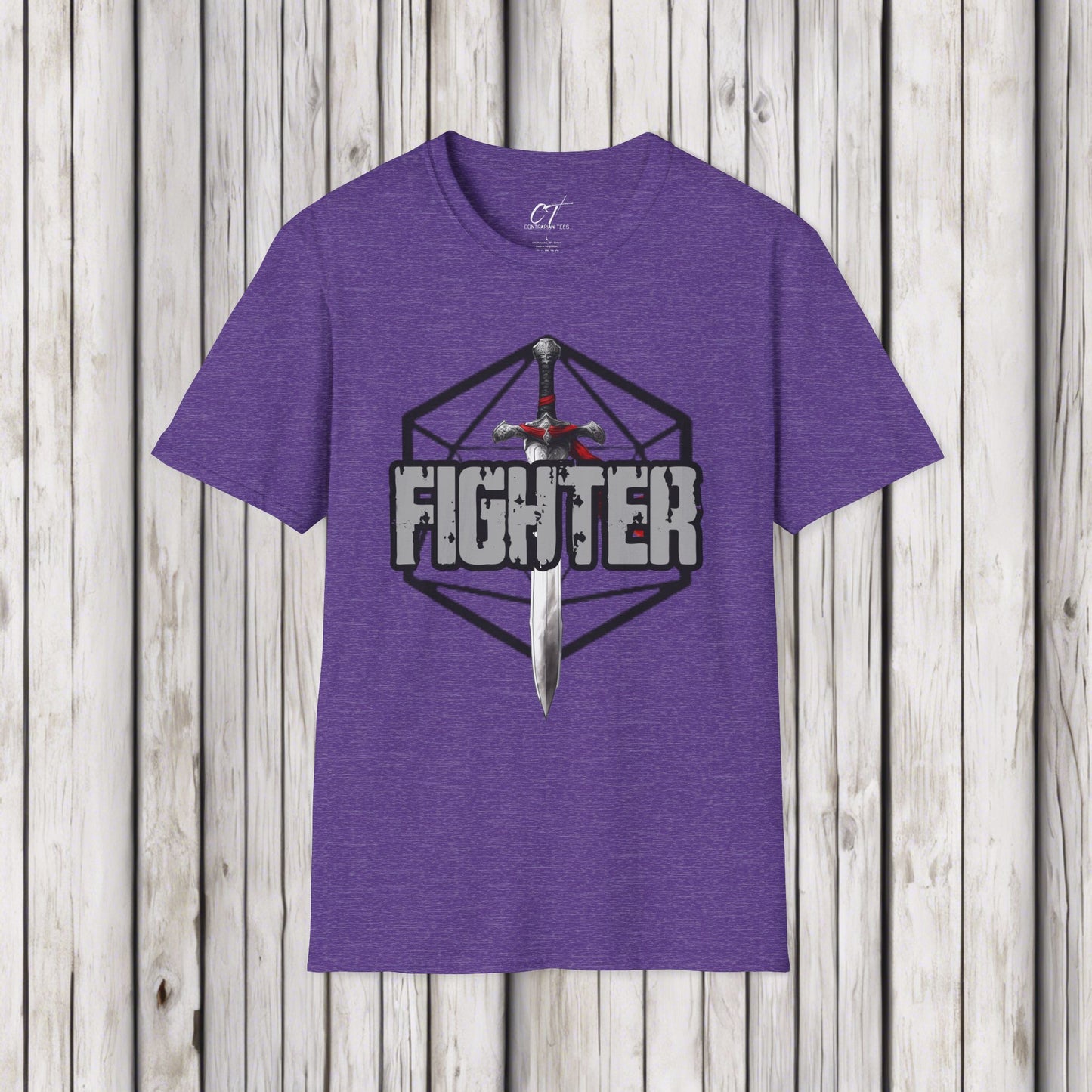 D&D Class Shirt, Fighter, Gifts for Gamer, Dungeons and Dragons Shirt, Geeky Shirt, Gifts for Geeks, DnD Shirt, RPG Gamer Shirt