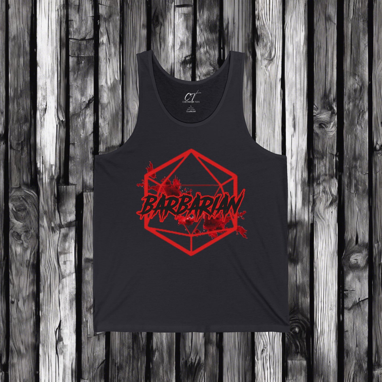 D&D Class Tank, Barbarian, Gifts for Gamer, Dungeons and Dragons Shirt, Geeky Shirt, Gifts for Geeks, DnD Shirt, RPG Gamer Shirt