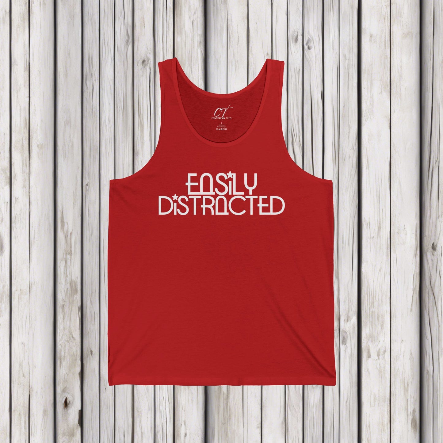 Easily Distracted, Whimsical Shirt, Mischievous, Sarcastic Shirt, Smartass Shirt, Adult Humor Shirt, Funny shirt, Funny Gift, Humorous Shirt