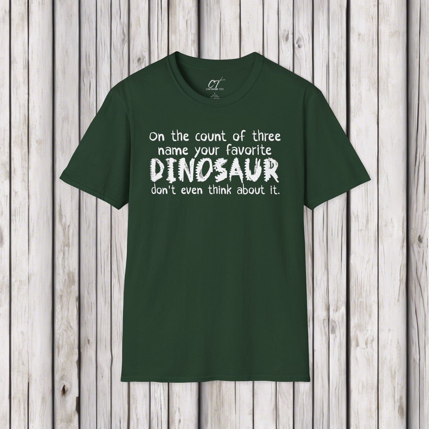 Name your favorite Dinosaur, Step Brothers, Movie Quote, Will Ferrell, Funny Dinosaur T-Shirt, Jurassic Fans, Dino Lovers, Casual Wear