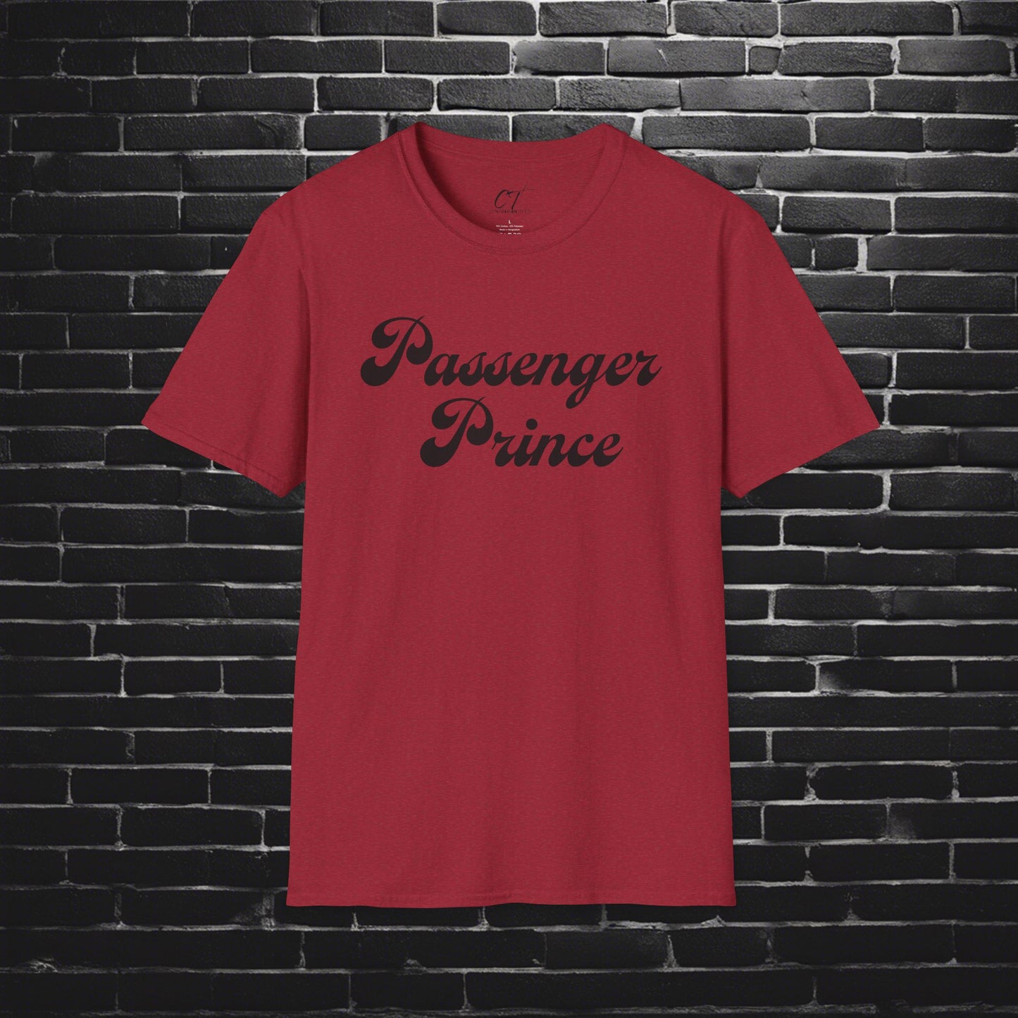 Passenger Prince, Mens T-Shirt, Mischievous apparel, Soft Tee, Unisex Top, Graphic Shirt, Casual Wear