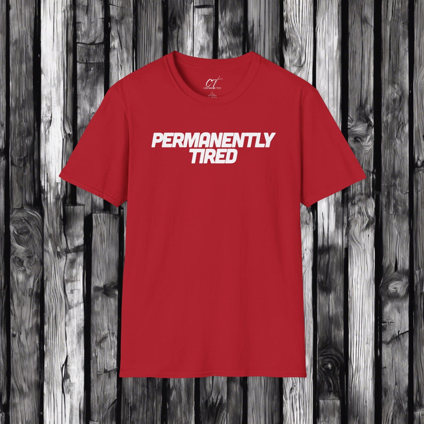 Permanently Tired, Mischievous, Sarcastic Shirt, Smartass Shirt, Adult Humor Shirt, Funny shirt, Funny Gift, Humorous Shirt
