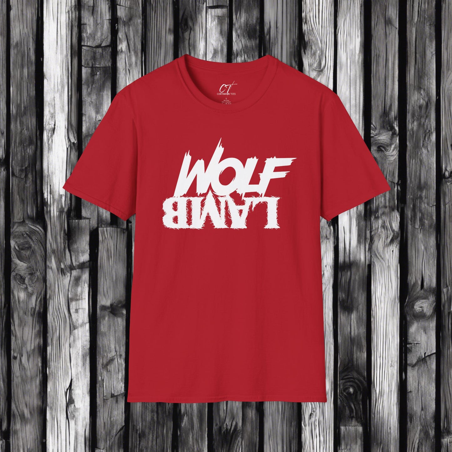 Wolf Lamb, Contrarian Tees, Mischievous, Sarcastic Shirt, Smartass Shirt, Adult Humor Shirt, Funny shirt, Funny Gift, Humorous Shirt
