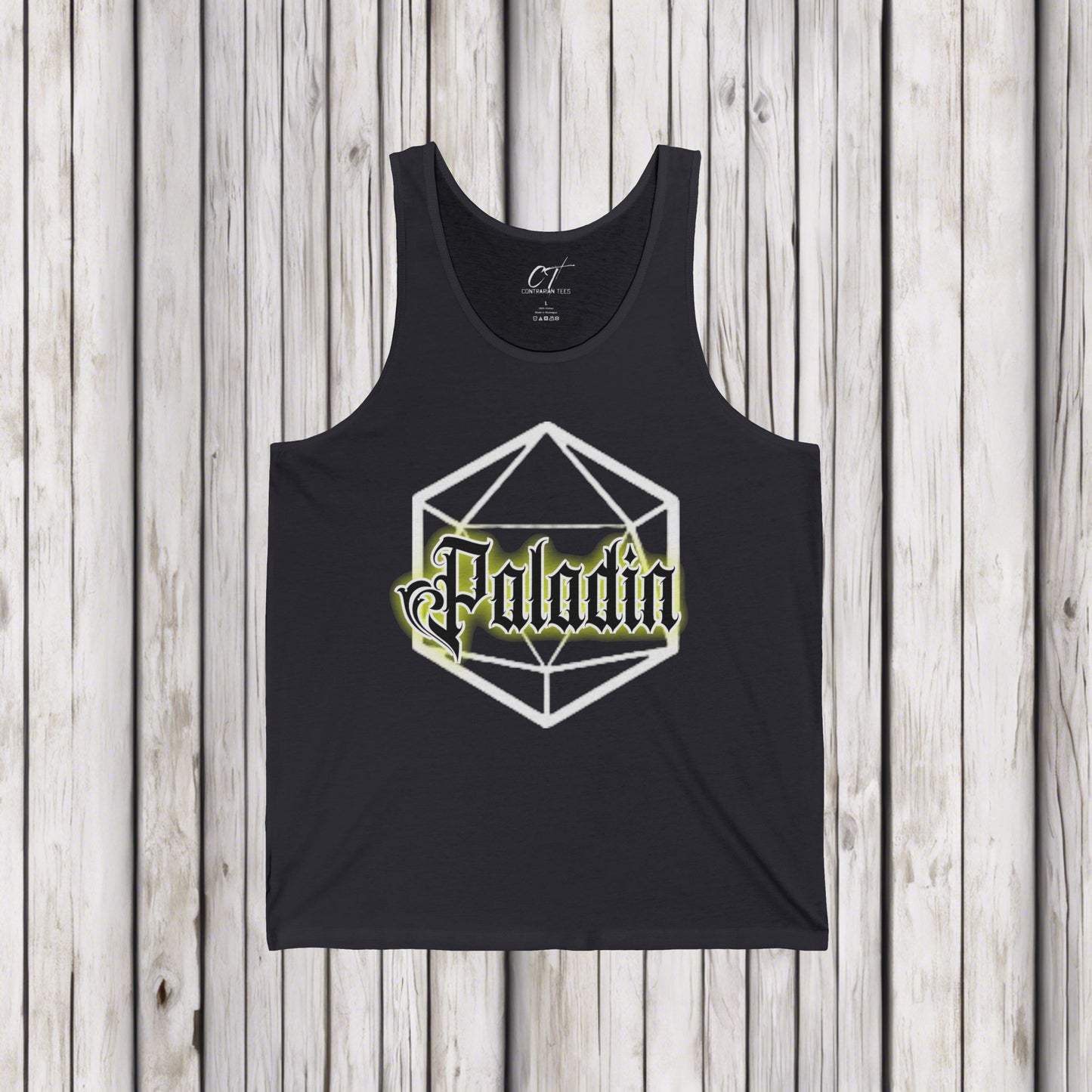 D&D Class Shirt, Paladin, Dungeons and Dragons Tank Top, RPG Gamer Gift, Geeky DnD Shirt, Gifts for Geeks, Gamer Tee, Tabletop Gaming Apparel, Unisex
