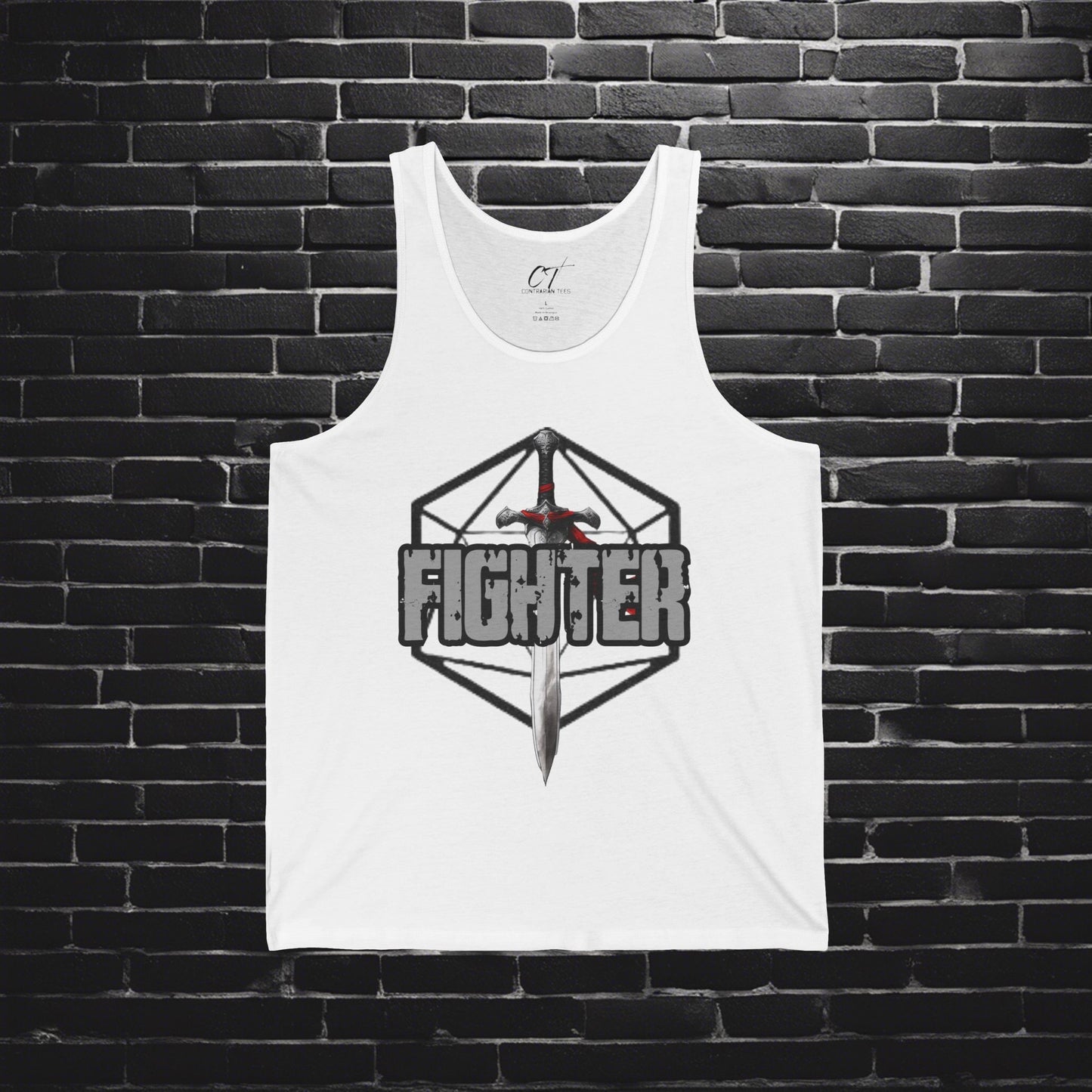 D&D Class Tank, Fighter, Gifts for Gamer, Dungeons and Dragons Shirt, Geeky Shirt, Gifts for Geeks, DnD Shirt, RPG Gamer Shirt