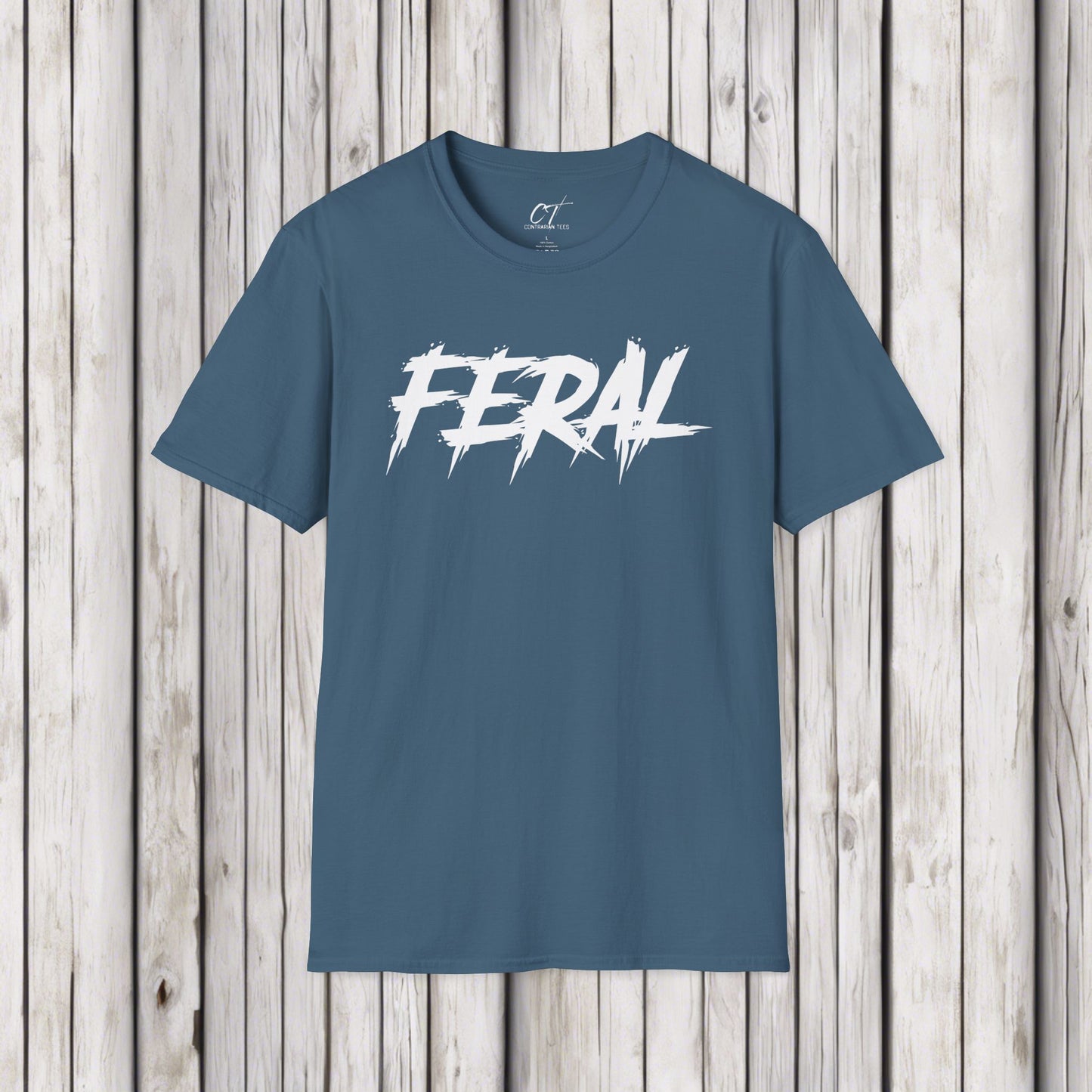 Feral, T-Shirt, Mischievous Apparel, Wild Shirt, Spooky Shirts, Inspirational Shirts, Sarcastic Shirt, Funny shirt, Funny Gift, Humorous Shirt
