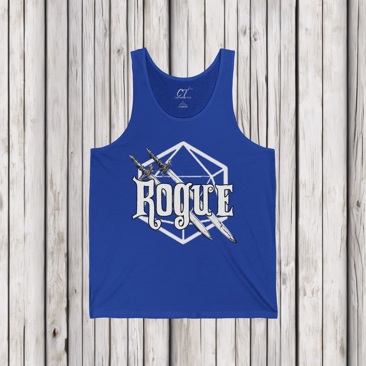 D&D Class Tank, Rogue, Gifts for Gamer, Dungeons and Dragons Shirt, Geeky Shirt, Gifts for Geeks, DnD Shirt, RPG Gamer Shirt