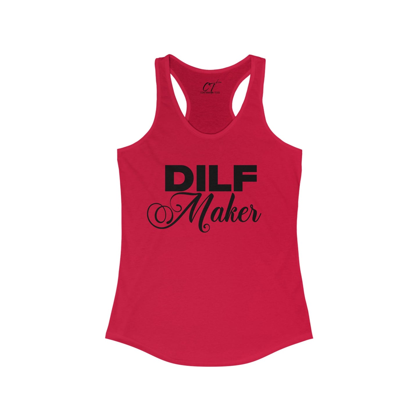DILF Maker, Women's Tank, Mischievous Apparel, Sarcastic Shirt, Smartass Shirt, Adult Humor Shirt, Funny shirt, Funny Gift, Humorous Shirt